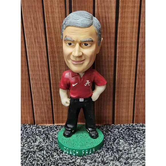 Alabama Crimson Tide Bobblehead Coach Fran Dennis Franchinoe Bobble Head - Picture 1 of 8